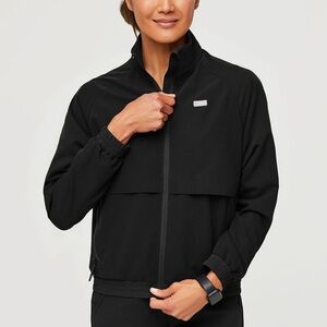 🔥 NWOT FIGS Women's Sydney scrub jacket in black size L